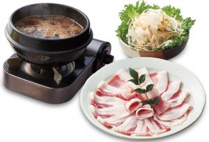 名物黒豚オイルしゃぶしゃぶ